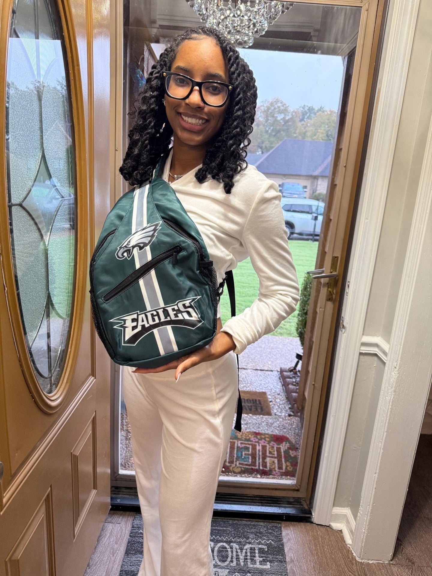 Philadelphia Eagles Sling Bag: NFL Crossbody Backpack