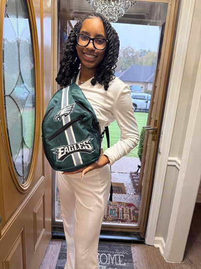 Philadelphia Eagles Sling Bag: NFL Crossbody Backpack