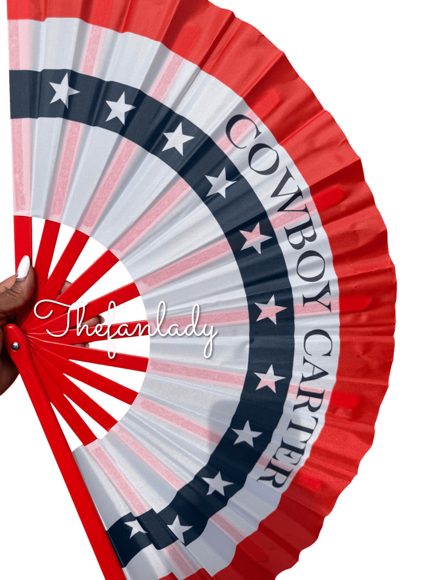 Cowboy Carter Clack Fan: Double Sided Concert Fan