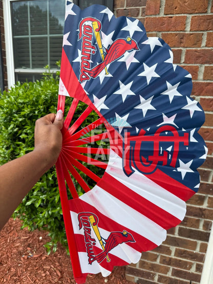 St. Louis Cardinals Folding Hand Fan: MLB Baseball Game Day Accessory