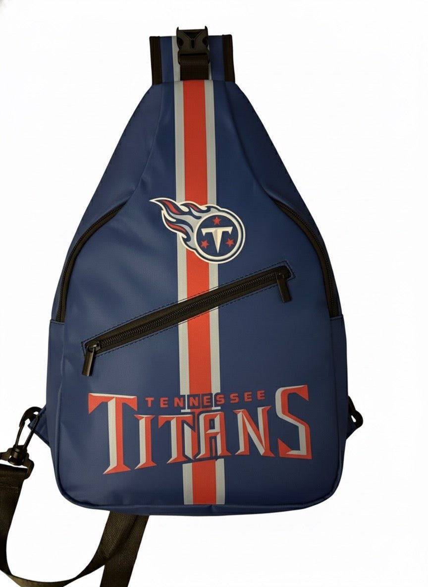 Tennessee Titans Crossbody Sling Bag - Navy Blue NFL Shoulder Bag