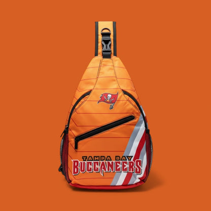 Tampa Bay Buccaneers Crossbody Sling Bag - Orange NFL Shoulder Bag