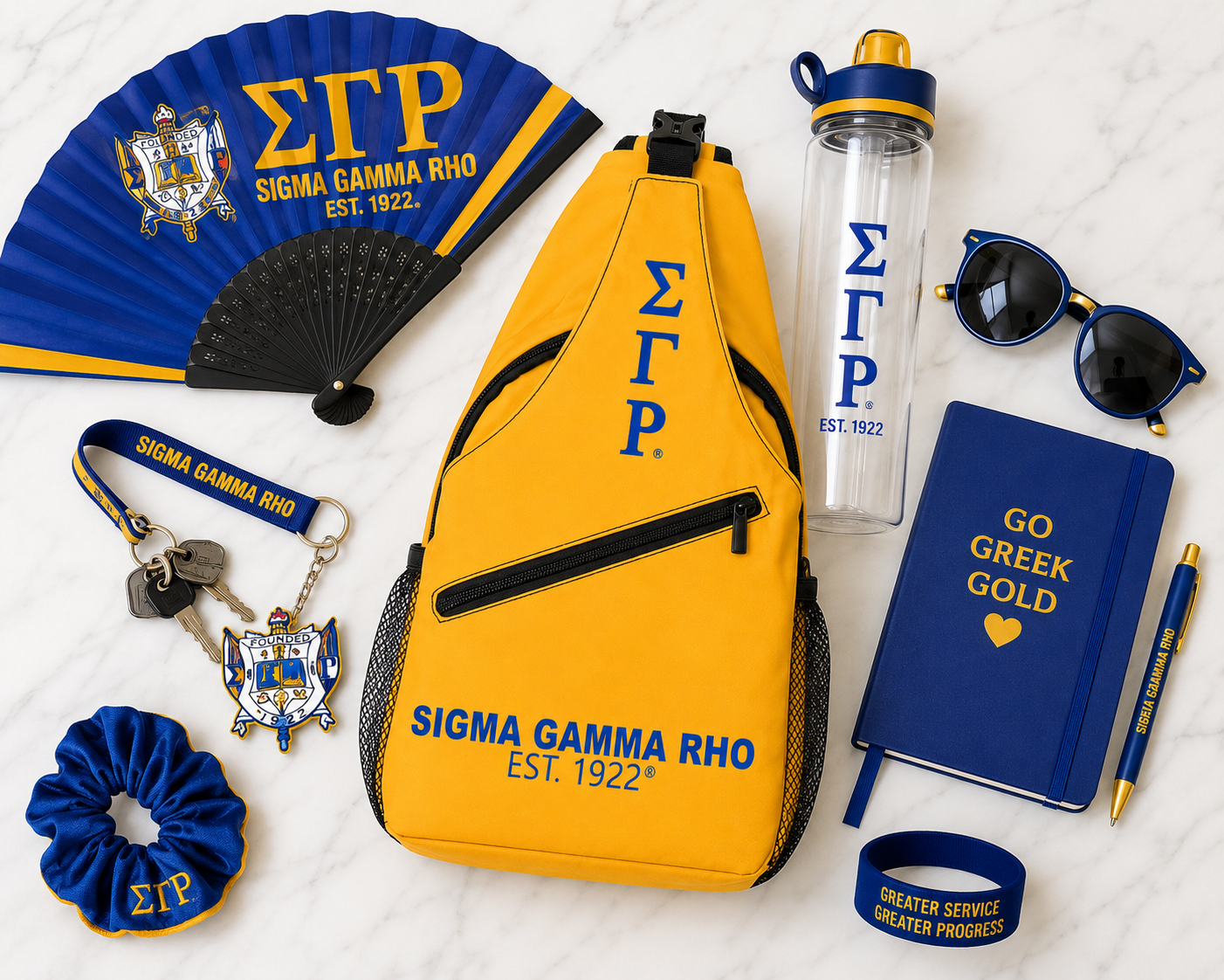 Sigma Gamma Rho Sling Bag: Greek Sorority Crossbody
