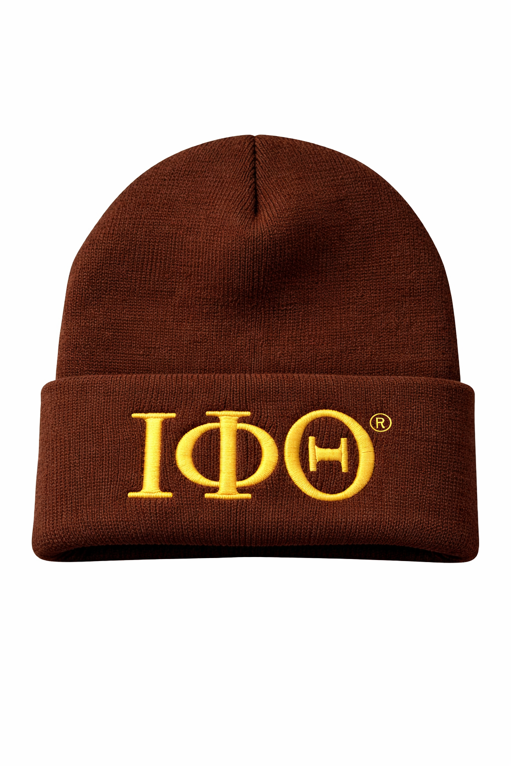 Iota Phi Theta Embroidered Beanie Knit Hat