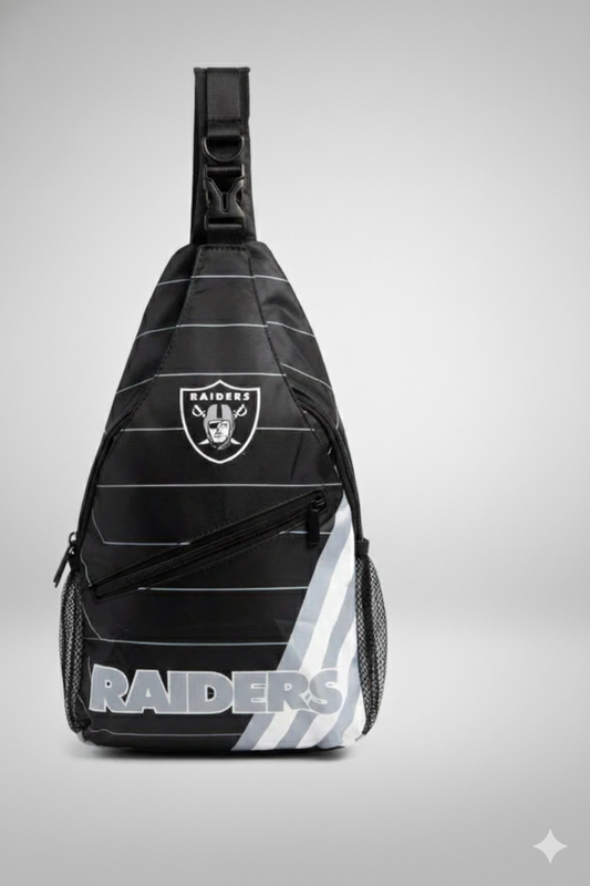Las Vegas Raiders Sling Bag: NFL Crossbody Backpack