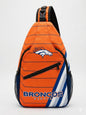 Denver Broncos Crossbody Sling Bag - Orange NFL Shoulder Bag