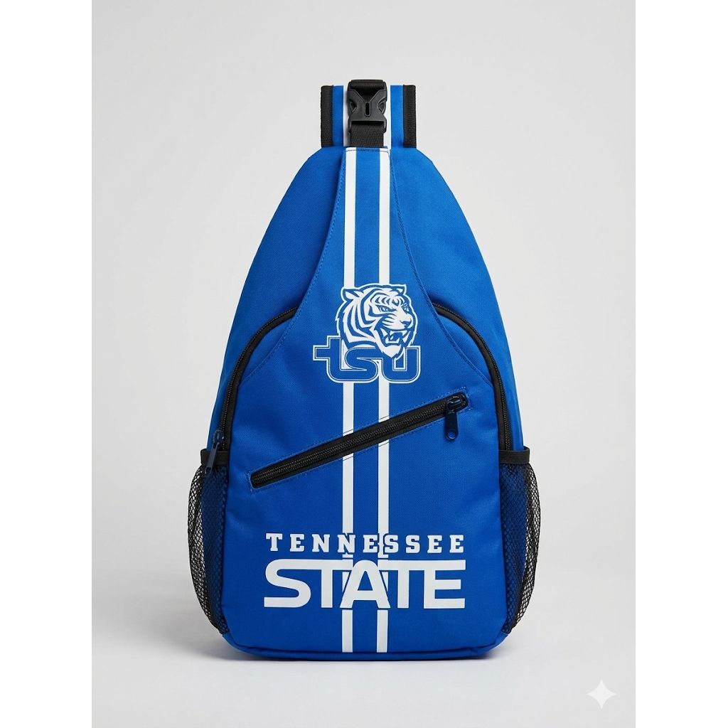 Tennessee State University Waterproof Crossbody Sling Bag - Blue TSU Shoulder Bag