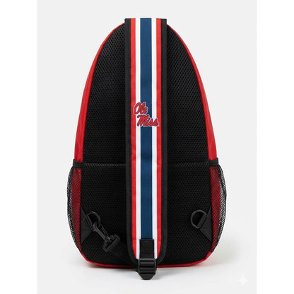 Ole Miss Rebels Waterproof Crossbody Sling Bag - Red NCAA Shoulder Bag