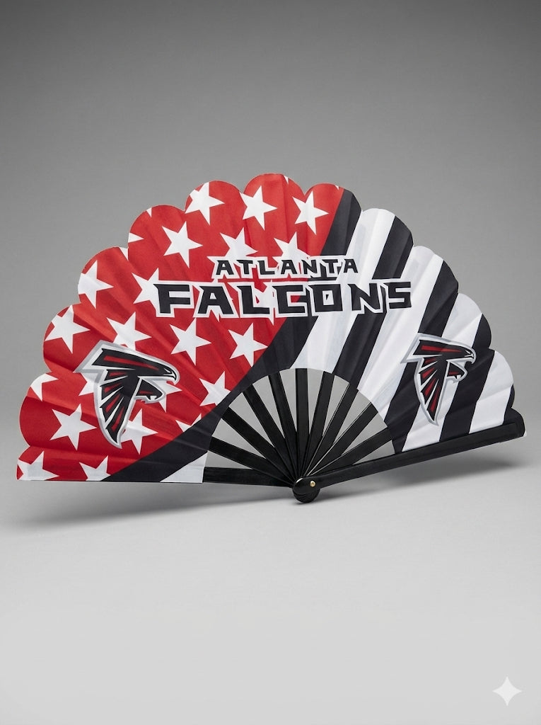 Atlanta Falcons Clack Fan: NFL Game Day Flag Design