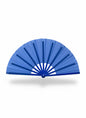 Blue Clack Hand Fan: Line Dancing Festival Folding Fan