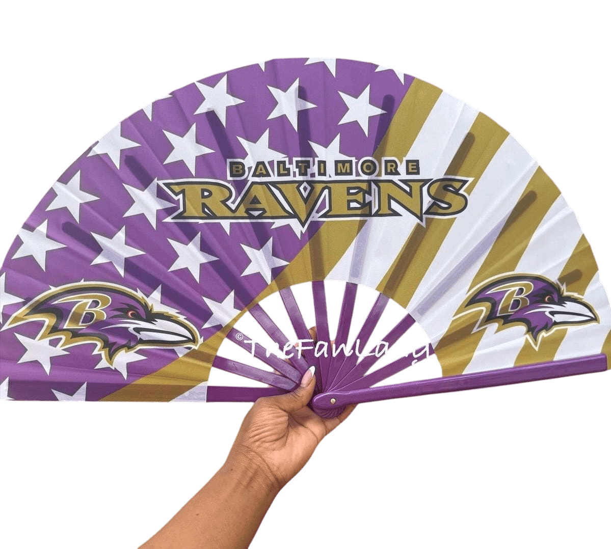 Baltimore Ravens Clack Fan: NFL Game Day Accessory