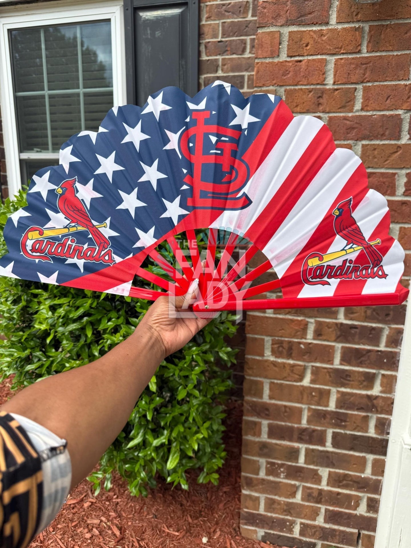St. Louis Cardinals Folding Hand Fan: MLB Baseball Game Day Accessory