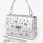 Silver Studded Handbag
