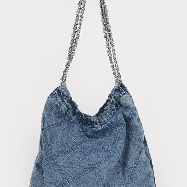 Denim Quilted Bag