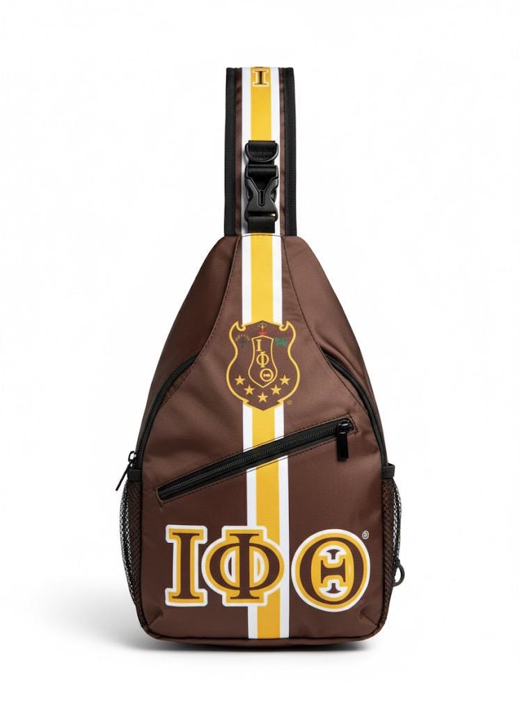 Iota Phi Theta Sling Bag: Greek Crossbody Backpack