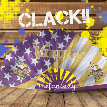 Minnesota Vikings Clack Fan: NFL Game Day Accessory