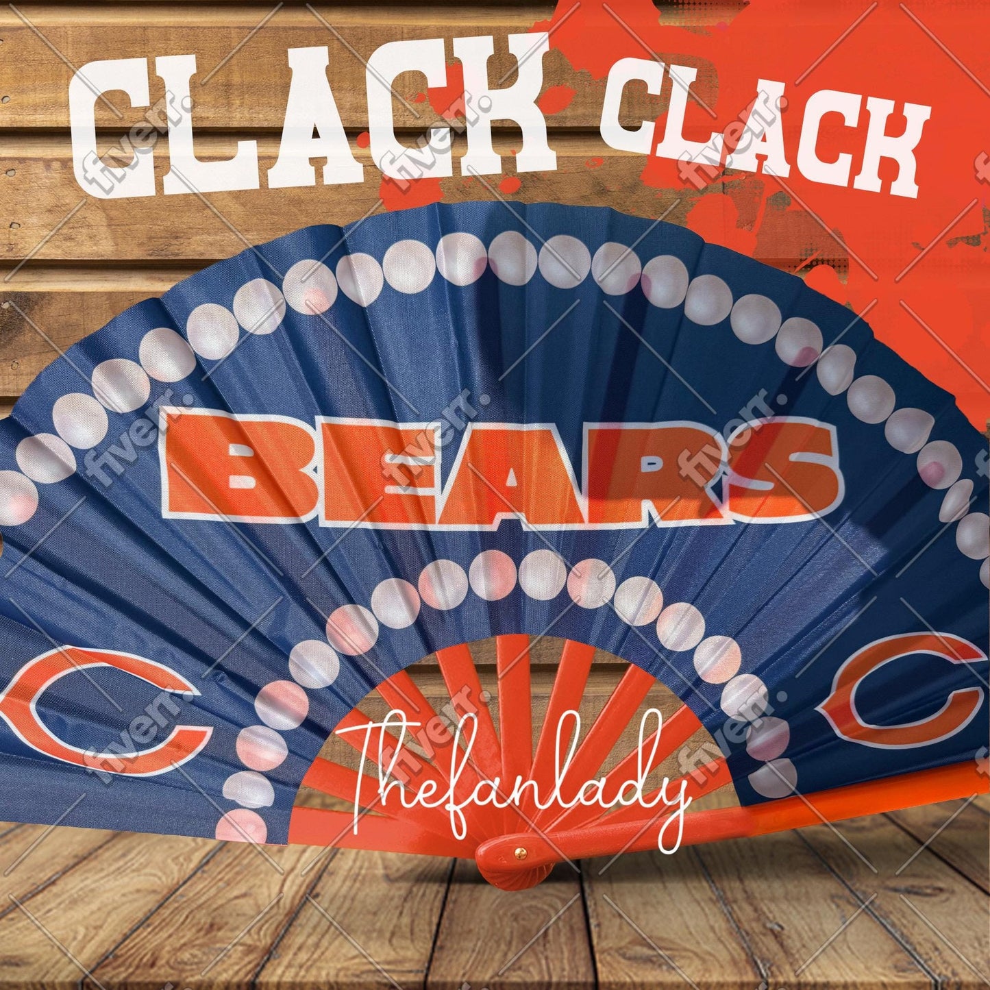 Chicago Bears Clack Fan: NFL Game Day Accessory