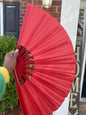 Red Clack Fan With Red Handle