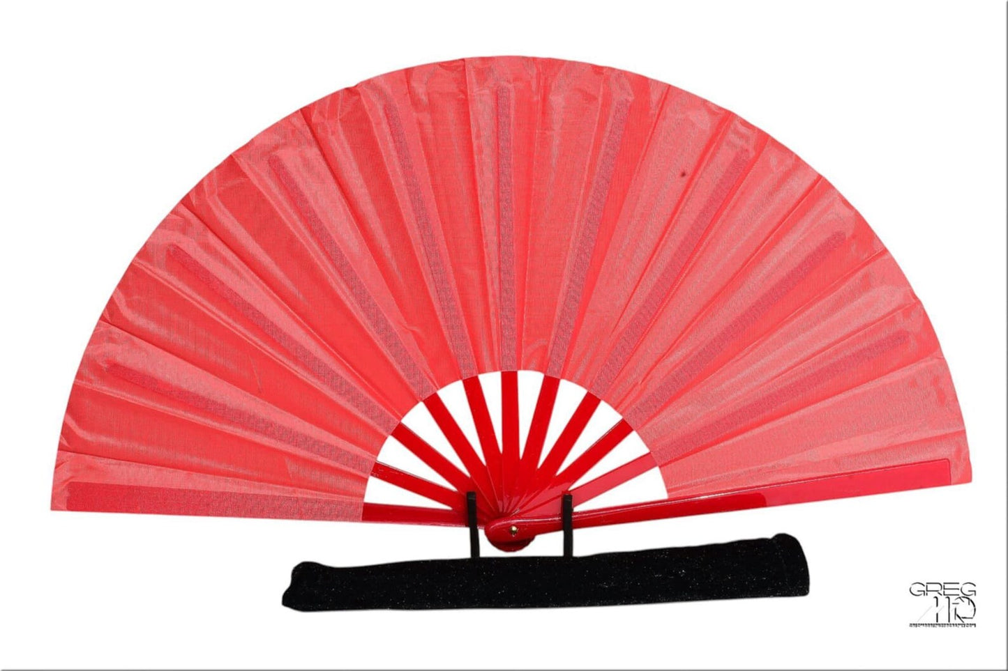 Red Clack Fan With Red Handle