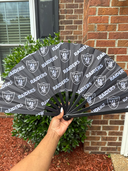 Las Vegas Raiders Folding Clack Fan | Game Day Sports Fan | NFL Clack Fan | Football Accessories | Raider Nation