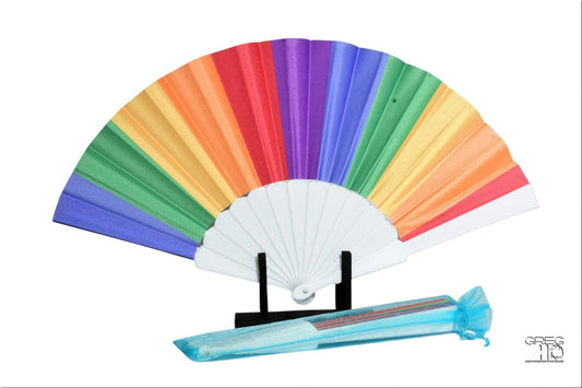 Kids Rainbow Clack Fan
