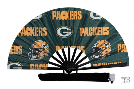 Green Bay Packers Handheld Folding Clack Fan