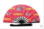 Kansas City Chiefs Hand Fan with Bold Red Yellow Logo Design, Custom NFL Folding Fan for Tailgating, Game Day Sports Fan Gift Idea