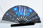 Virgo Zodiac Folding Fan – Clacking Hand Fan w/ Starry Cosmic Art, Celestial Fan, Astrology Gift for Virgo Birthday, Festival Handheld Fan