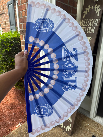 Zeta Phi Beta 1920 Pearl Folding Fan | Sorority Hand Fan