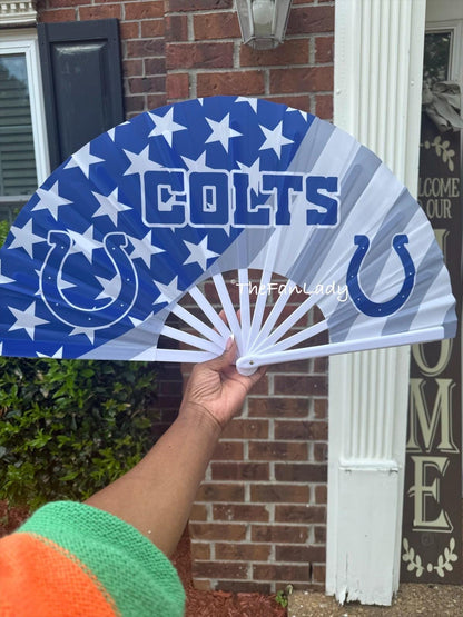 Indianapolis Colts Game Day Folding Hand Fan