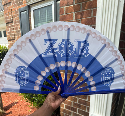 Zeta Phi Beta 1920 Pearl Folding Fan | Sorority Hand Fan