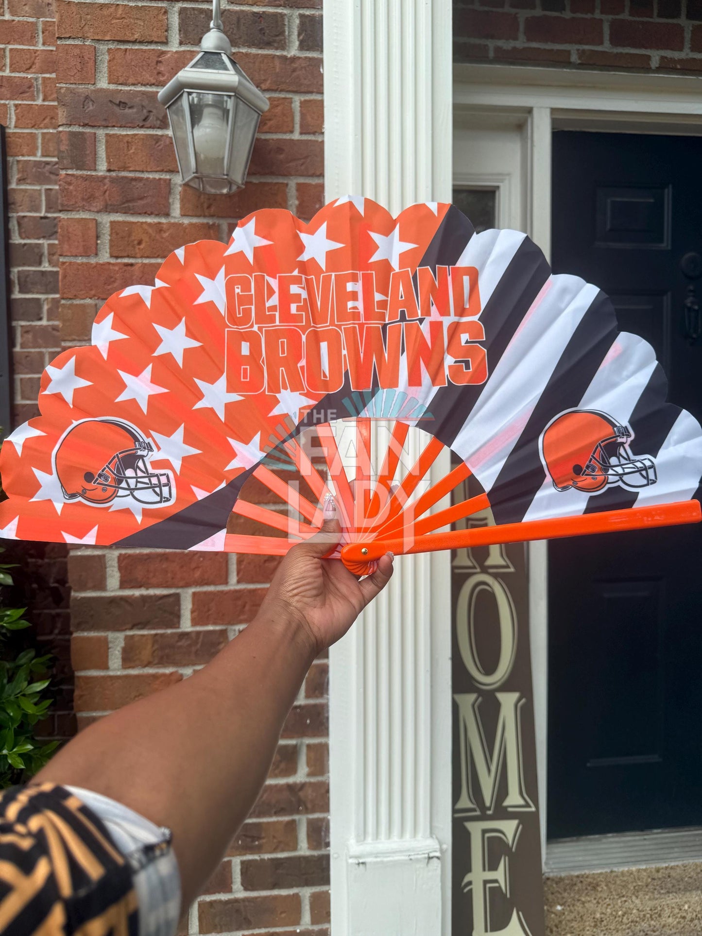 Cleveland Browns Folding Hand Fan, NFL Game Day Fan