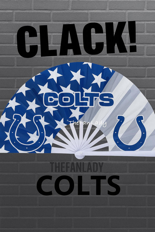 Indianapolis Colts Game Day Folding Hand Fan