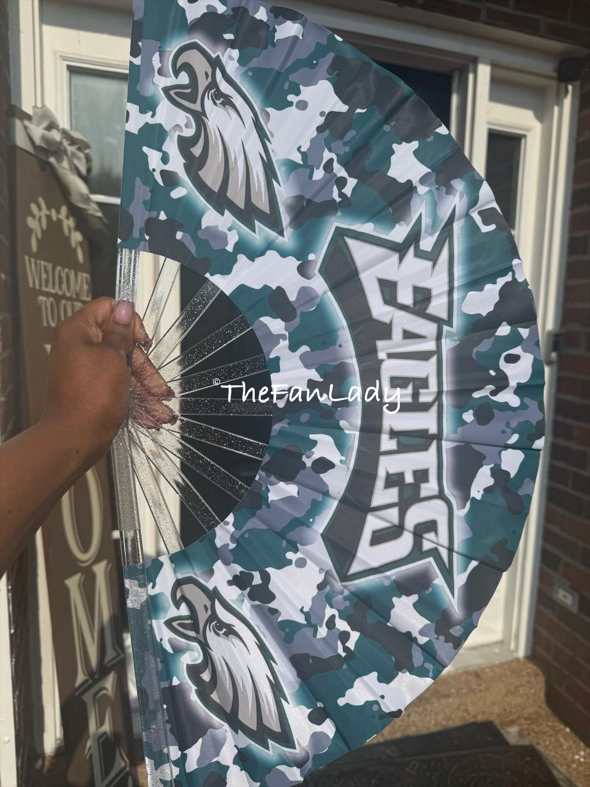 Philadelphia Eagles Handheld Folding Clack Fan