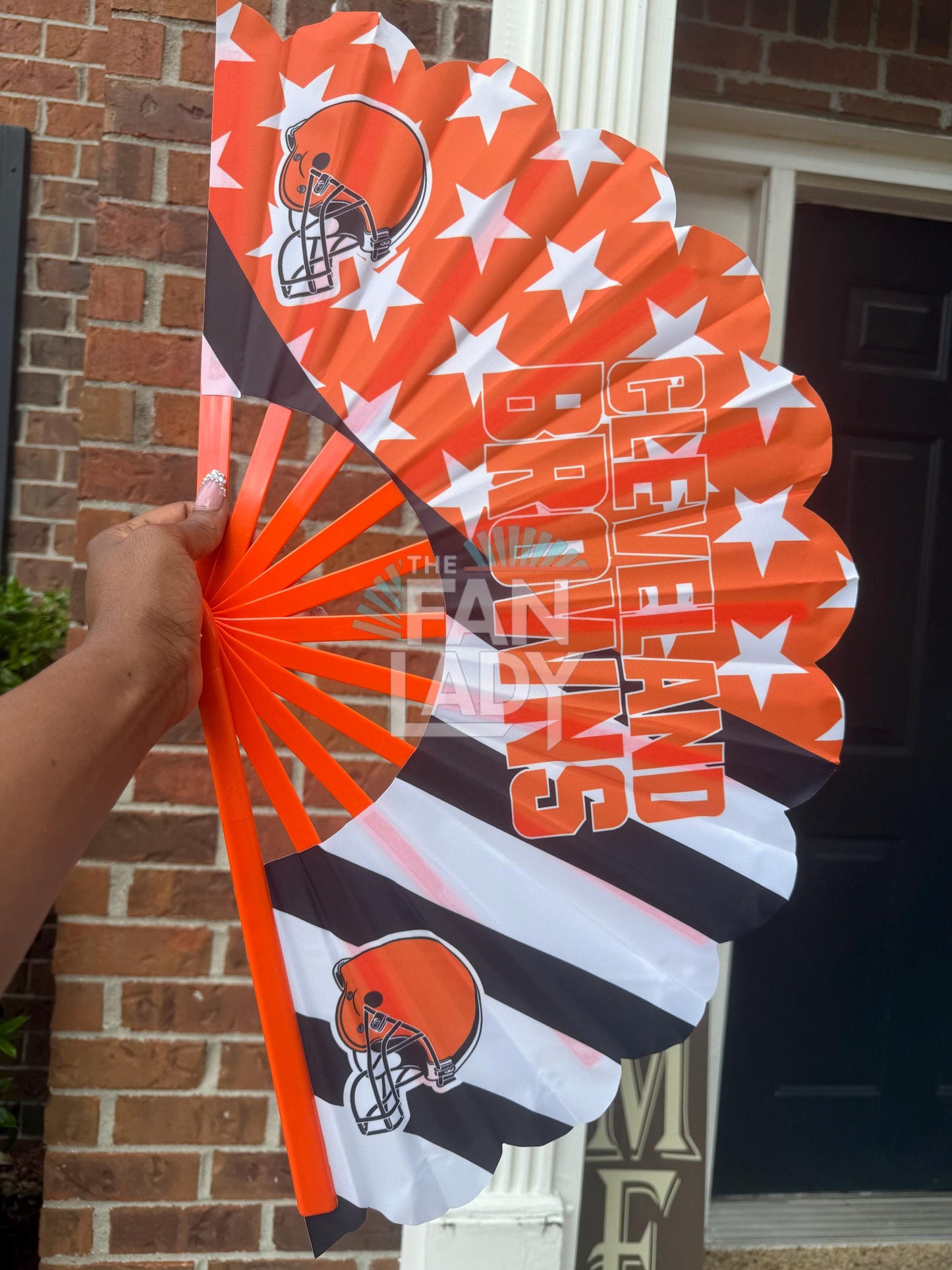 Cleveland Browns Folding Hand Fan, NFL Game Day Fan