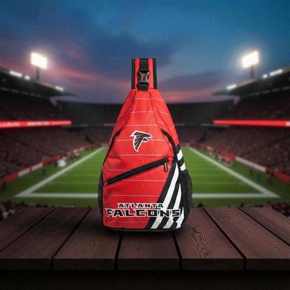 Atlanta Falcons Sling Backpack NFL  - Crossbody Bag/Travel Shoulder Bag