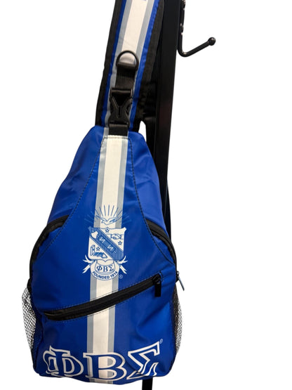 Phi Beta Sigma Sling Backpack – Greek Letter Crossbody Bag