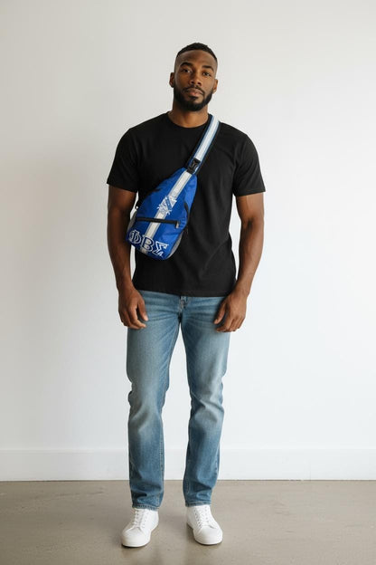 Phi Beta Sigma Sling Backpack – Greek Letter Crossbody Bag