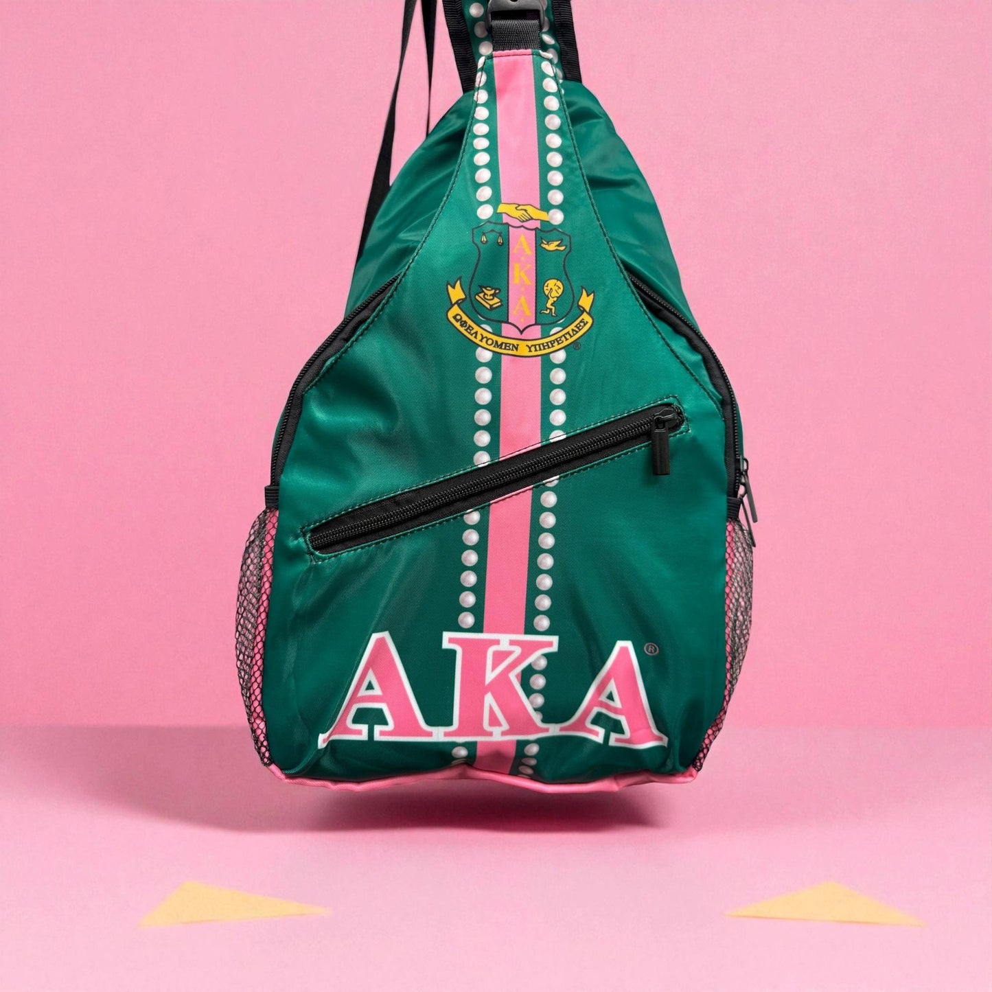 AKA Cross Body Sling Backpack – Alpha Kappa Alpha Sorority Bag