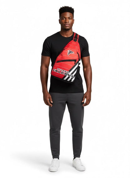 Atlanta Falcons Sling Backpack NFL  - Crossbody Bag/Travel Shoulder Bag