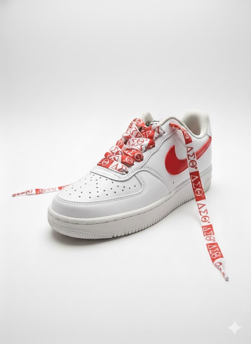 Delta Sigma Theta Sorority Shoe Laces 125x1.2cm