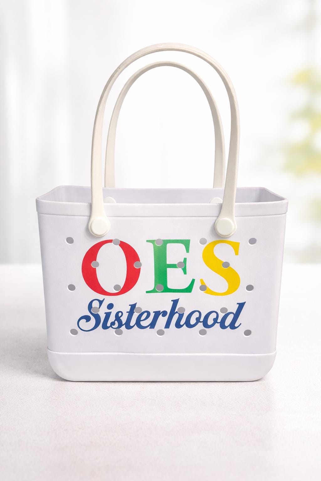 OES EVA Tote Bogg Bag - Eastern Star Gift