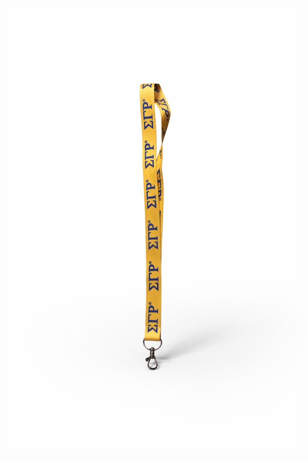 Sigma Gamma Rho Yellow Lanyard