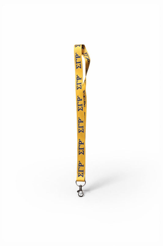 Sigma Gamma Rho Yellow Lanyard