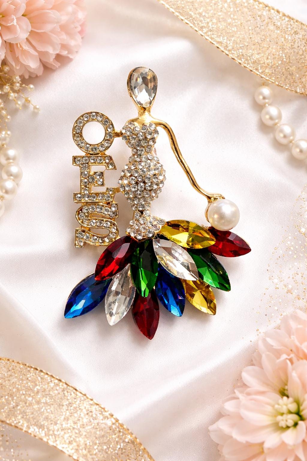 Order of the Eastern Star OES Lady Brooch