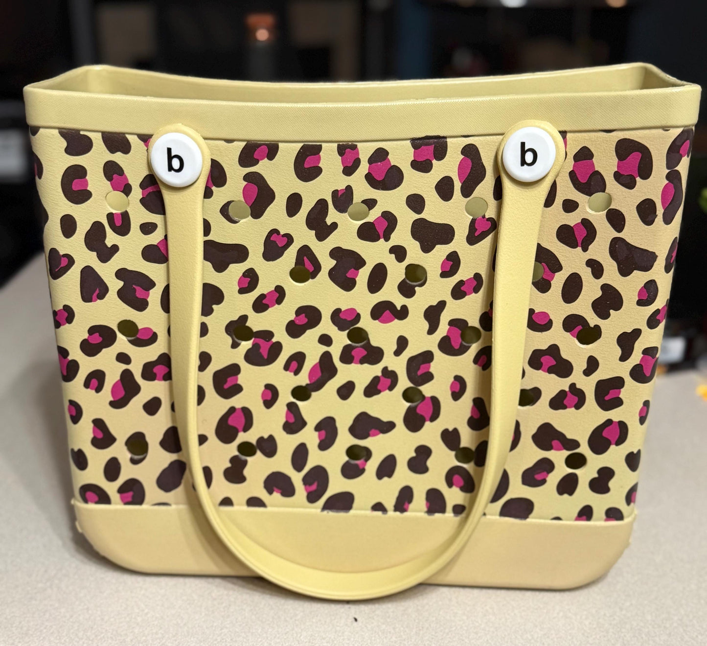 Leopard Print Tote Bogg Bag