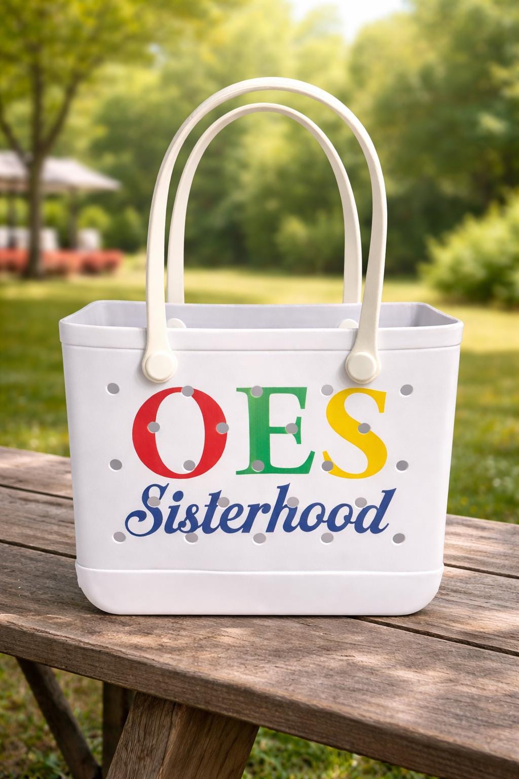OES EVA Tote Bogg Bag - Eastern Star Gift