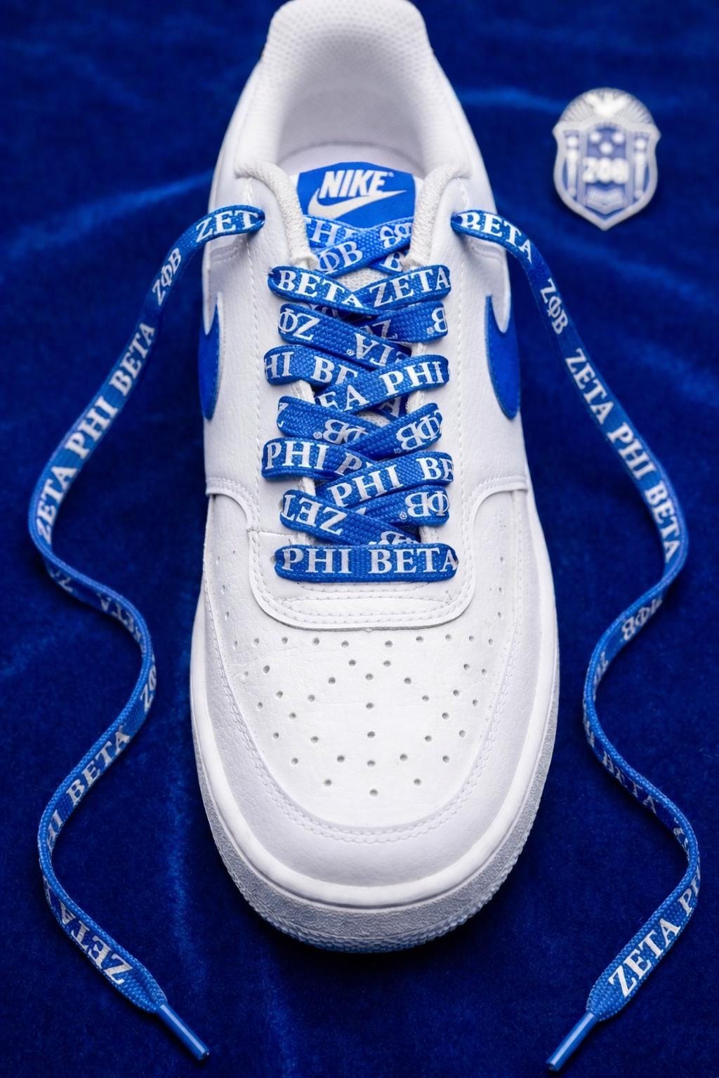 Zeta Phi Beta Sorority Custom Shoe Laces 125x1.2cm