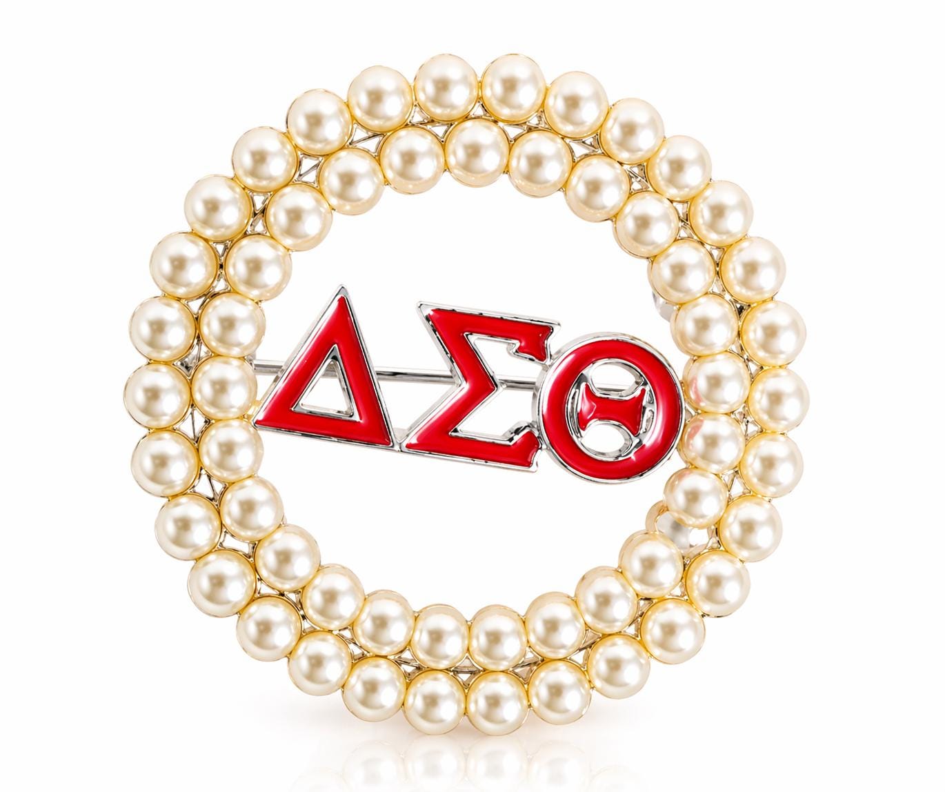Delta Pearl Brooch Pin