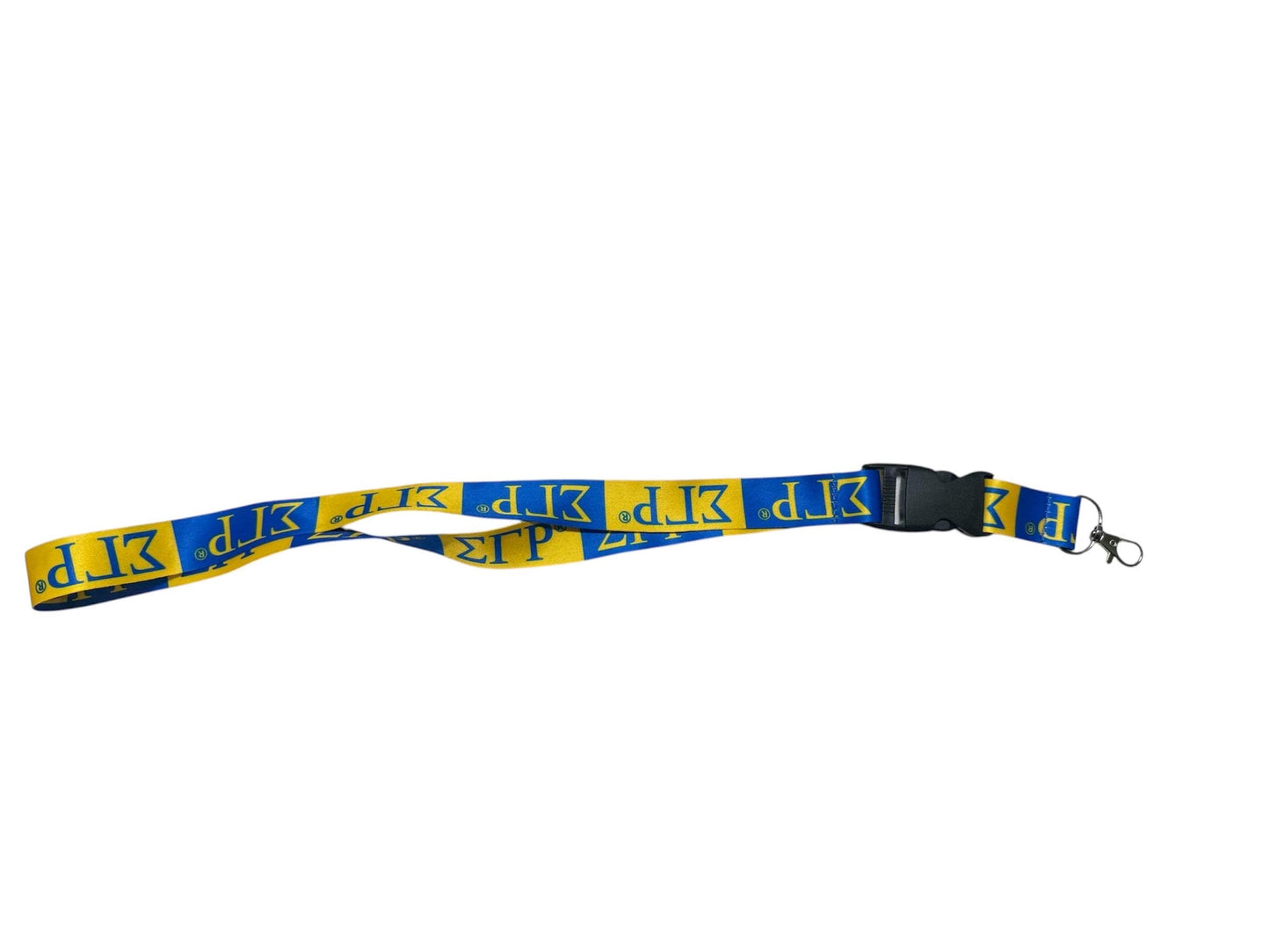 Sigma Gamma Rho Gold and Blue Lanyard